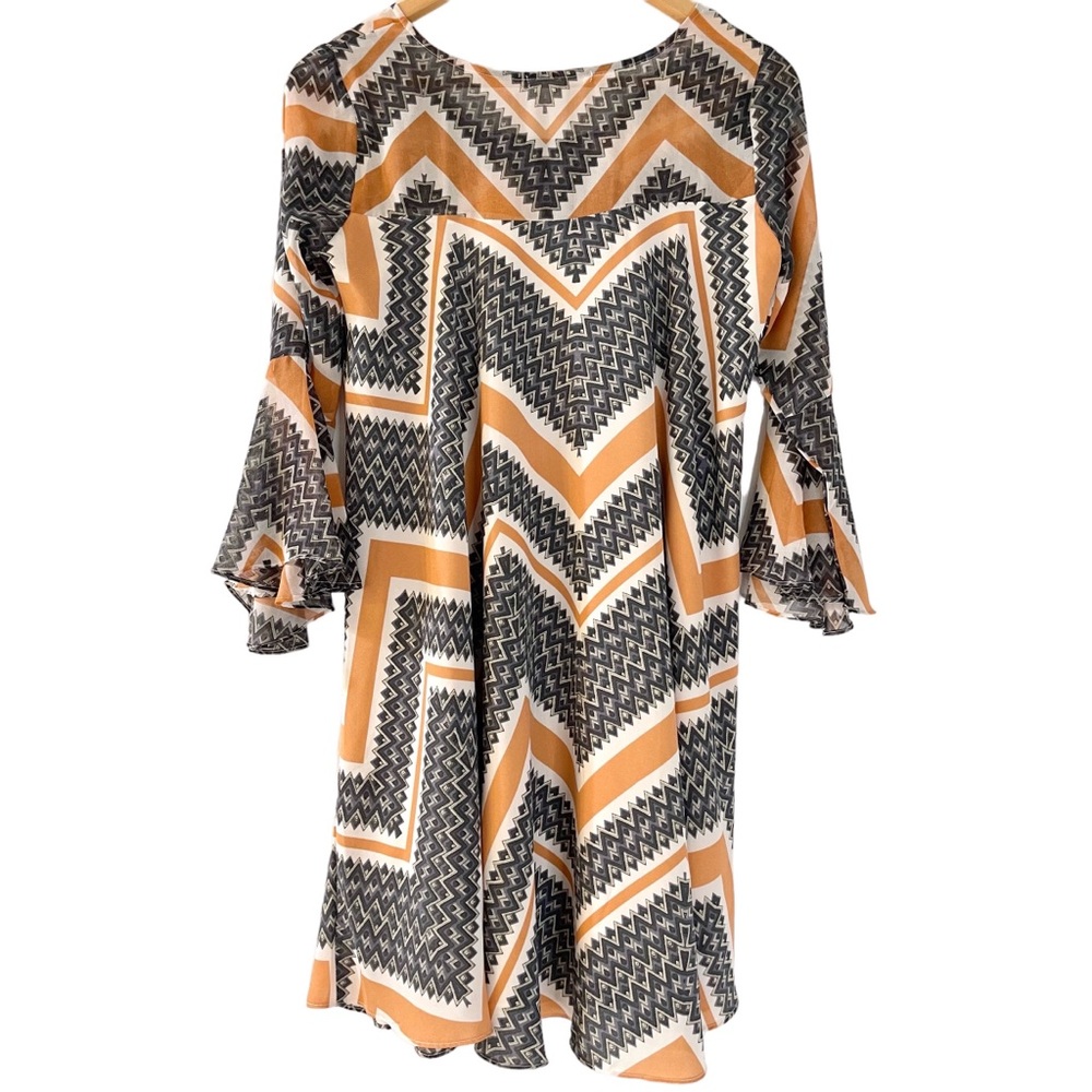 🎉🎉 HP! ❤️ Anthropologie x Paper Crown Endora Swing Dress - Picture 4 of 8